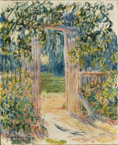 The Garden Gate, Vétheuil by Claude Monet